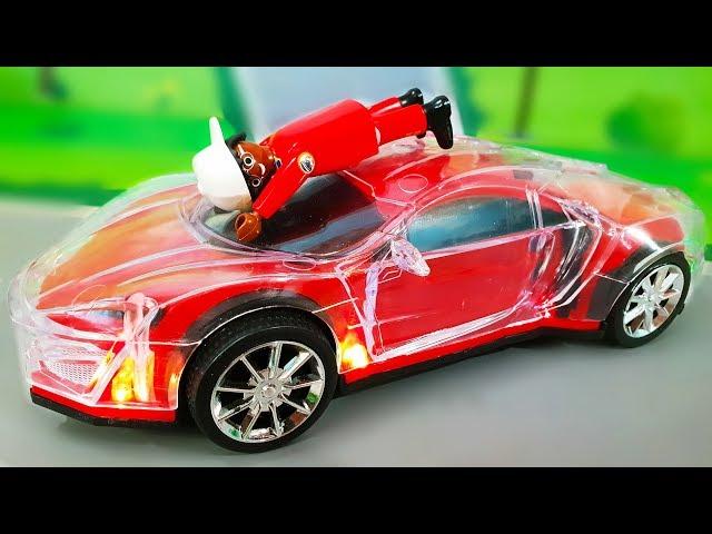 Супер машинки попали в аварию - Петрович делает цветной вулкан Multi Игрушки