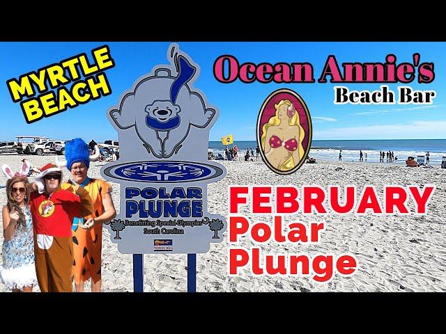 Polar Plunge at Ocean Annie's in Myrtle Beach for Special Olympics