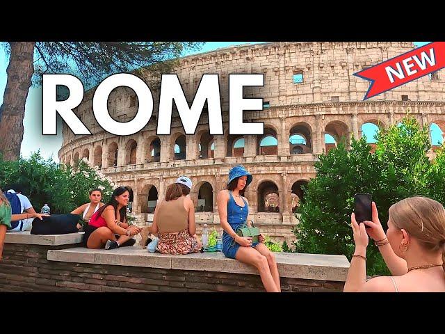 ROME, Italy 4K  WALKING TOUR with SUBTITLED STORY  - walk around Italy