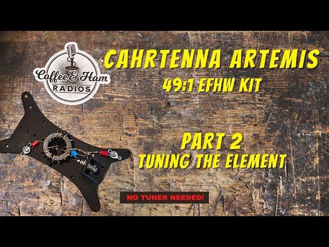 BEGINNER Ham Radio Antenna build: CaHRtenna Artemis, 49:1 EFHW Part 2