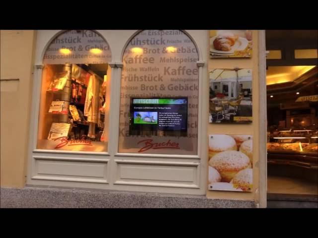 Digitale Werbefläche Bäckerei Konditorei Bucher Stadt Horn - Outdoor