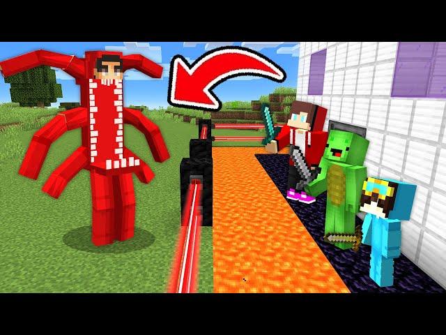 Mutant Nico vs Security House JJ & Mikey & Cash Battle Minecraft Challenge (Maizen Mizen Mazien)