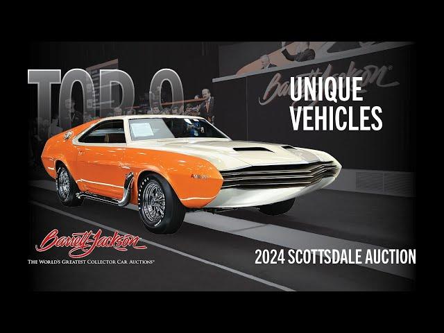 TOP UNIQUE VEHICLES: Unique Vehicles at the 2024 SCOTTSDALE AUCTION - BARRETT-JACKSON