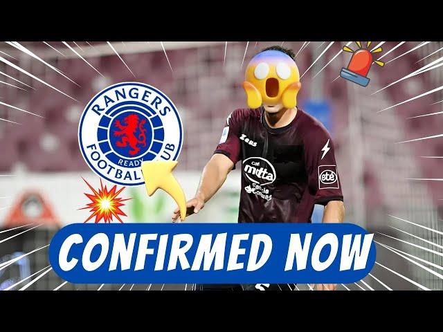 BIG NEWS! JUST OUT! EXCELLENT ADDITION FOR IBROX! RANGERS FC