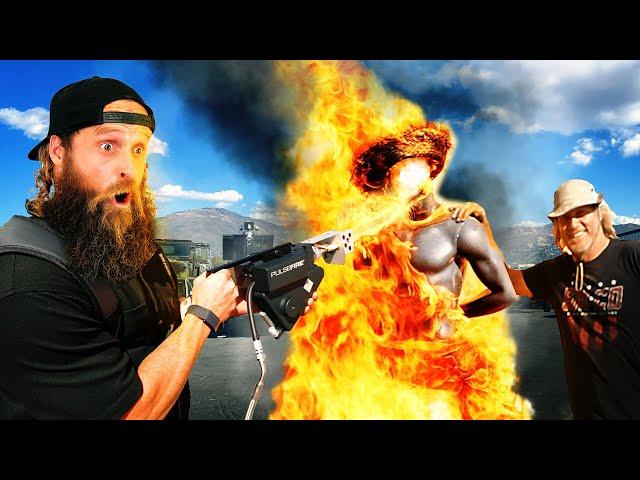 Custom Cybertruck & Flamethrower Madness: Ultimate Test!