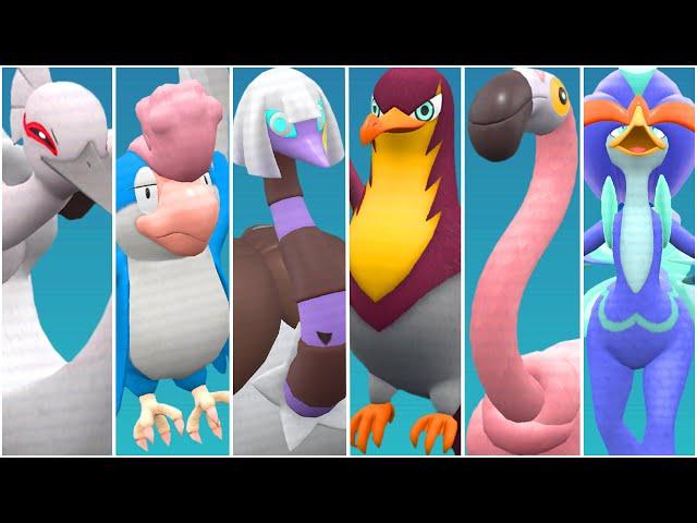 FULL BIRD POKEMON SCARLET AND VIOLET TEAM! All Gen 9 Bird Pokemon Scarlet and Violet