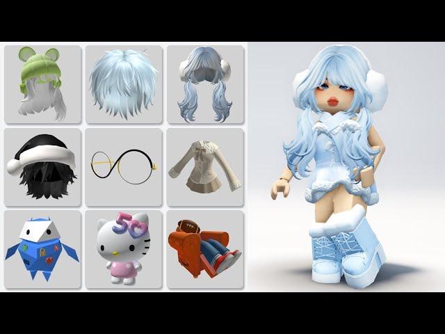 GET 17 NEW CUTE FREE ITEMS & HAIRS  (ROBLOX)