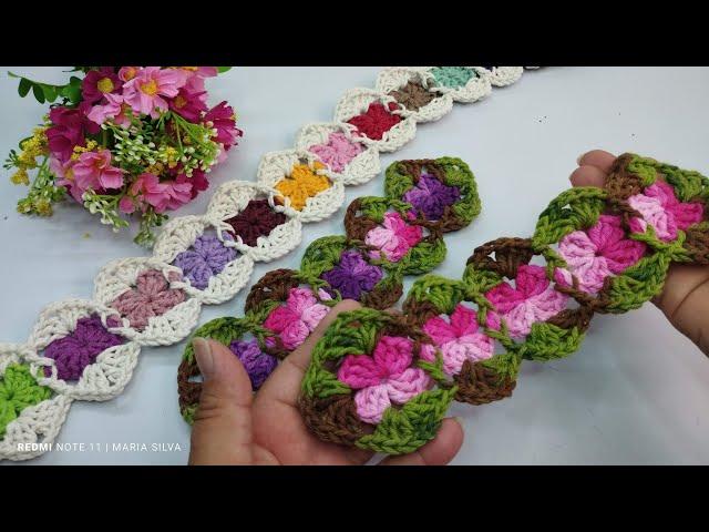 Base para tapetes de crochê  oval ou Retangular (vídeo aula)