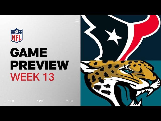 Houston Texans vs. Jacksonville Jaguars | 2024 Week 13 Game Preview