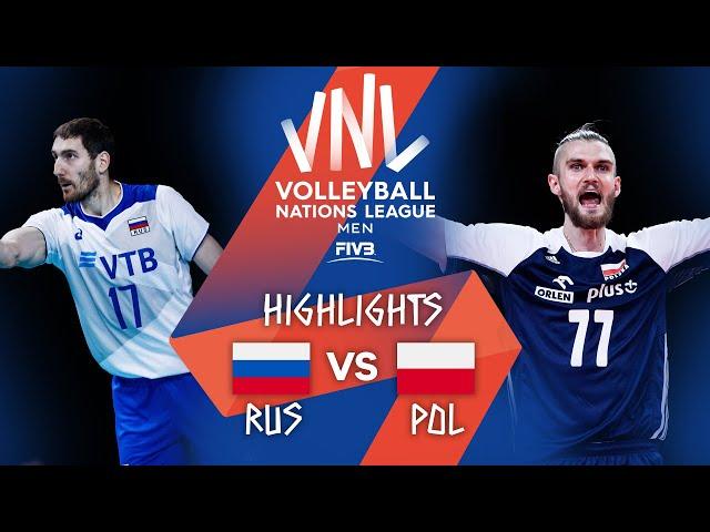 RUS vs. POL - Highlights Week 2 | Men's VNL 2021