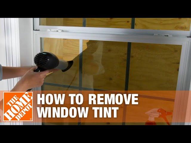 How to Remove Window Tint | The Home Depot