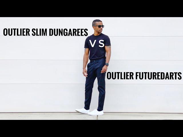 Outlier Slim Dungarees VS Outlier FutureDarts an honest review.