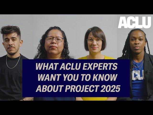 Project 2025: A Roadmap for a Tyrant | ACLU