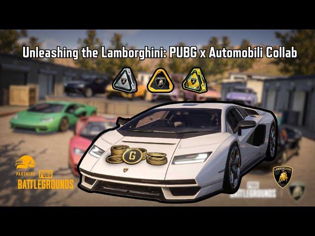 Unleashing the Lamborghini: PUBG x Automobili Collab Unboxing