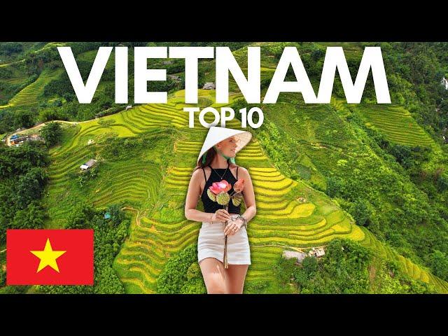 TOP 10 Places to visit + things to do in VIETNAM