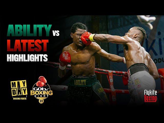 FULL HIGHLIGHTS | EMMANUEL 'ABILITY' ABIMBOLA VS AZEEZ 'LATEST' ABAYOMI | GOTV BOXING NIGHT 31