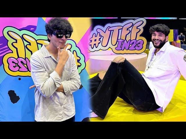 Nischay & Abhishek pohnch gaye YOUTUBE FANFEST 2023 mein (pehli baar)