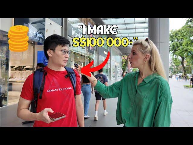 Asking Singaporeans How Much Money They Make (and if they are happy with the amount!)