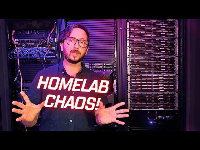 Homelab Chaos! Home Server Organization and Cleaning Challenges