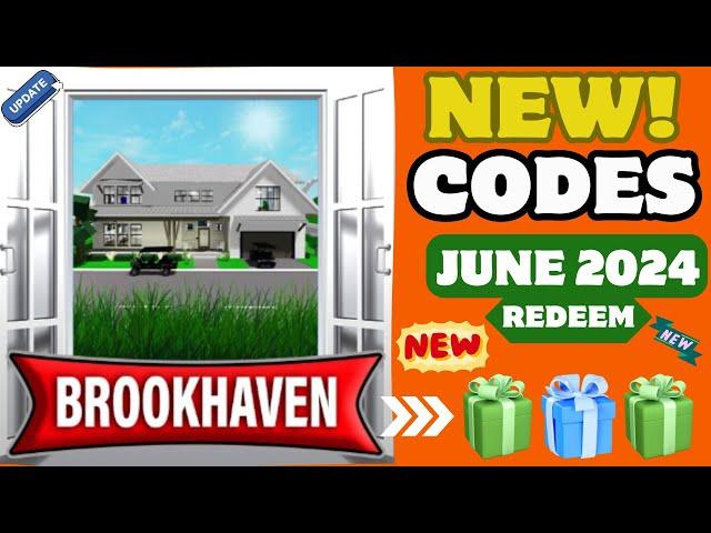JUNE! CODESBROOKHAVEN ROBLOX CODES 2024 -  BROOKHAVEN CODES 2024
