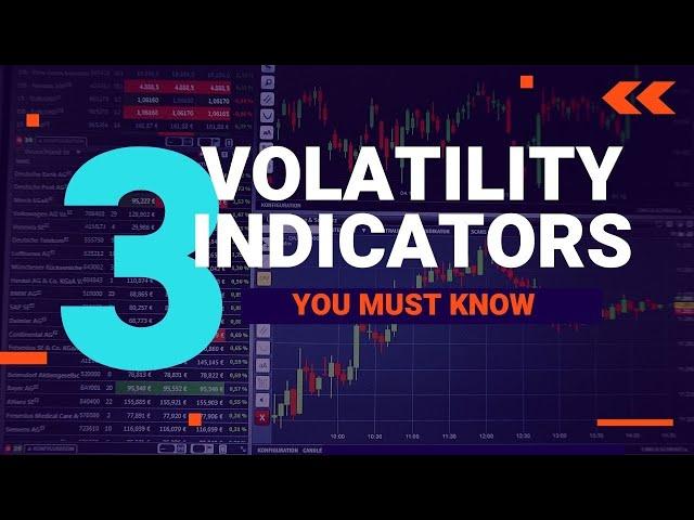 3 Volatility Indicators To Help You Trade Effectively