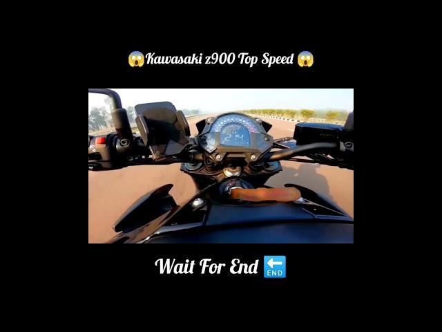 Kawasaki Z900 Top Speed | wait for End #shorts #z900 #motovlog #kawasaki