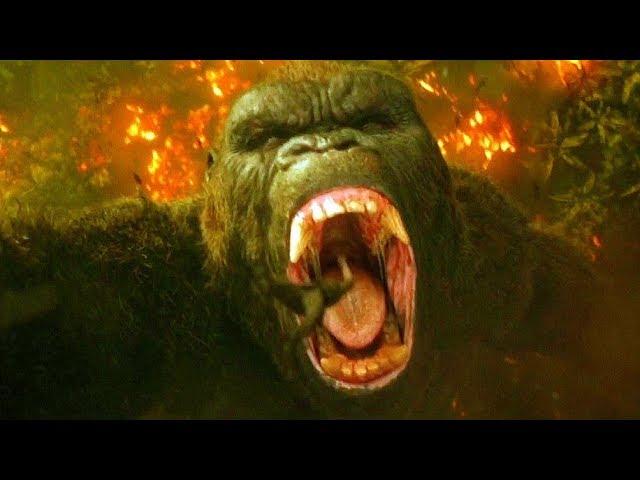 Kong's First Appearance - Arriving At Skull Island Scene - Kong: Skull Island (2017) Movie Clip HD