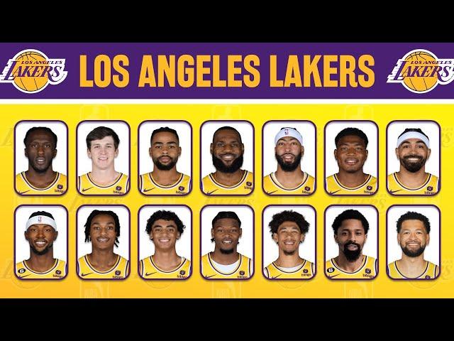 Los Angeles LAKERS New Roster 2024 - Player Lineup Profile Update as of March 24, 2024