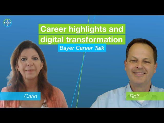 Bayer Career Talk Teaser: Career highlights & digital transformation