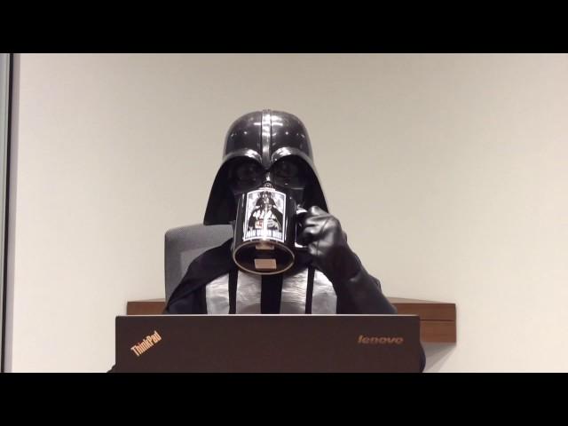 Darth Vader reacts to a day in the life of Darth Vader