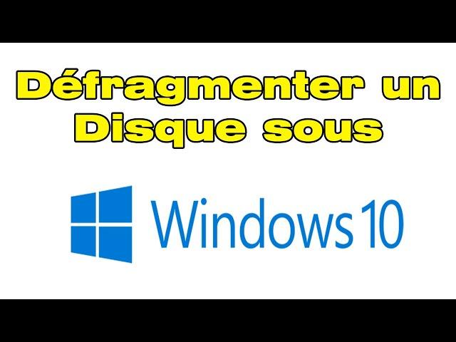 Comment DEFRAGMENTER un disque sur Windows