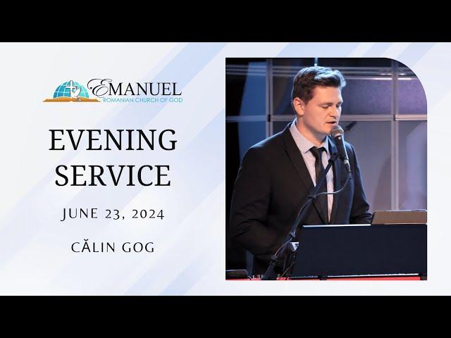 Evening Service - June 23, 2024