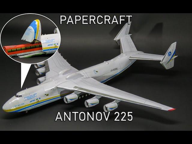 AMAZING ANTONOV 225  PAPER MODEL- PAPERCRAFT