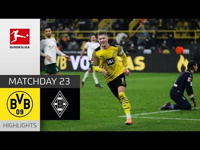 Borussia Dortmund - Borussia M'gladbach 6-0 | Highlights | Matchday 23 – Bundesliga 2021/22