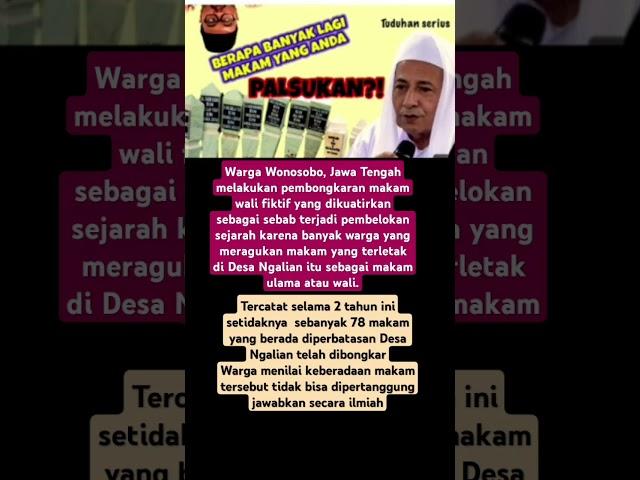 Makam Wali Palsu Dibongkar di Ngalian #shorts #habib #baalawi #ulama #nusantara #islam