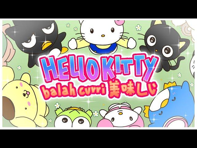 " Hellokittybalahcurrihellokitty美味しい " babyMINT animation