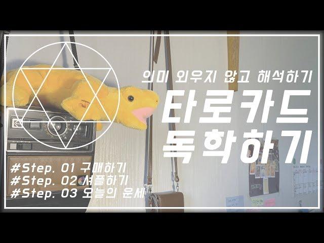 [타로/독학] 타로카드 독학 시작하기 | 구매부터 오늘의 운세까지 !