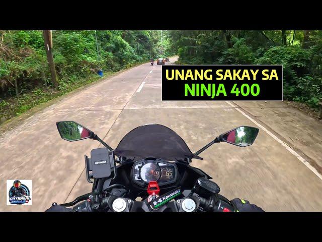 Unang Sakay Sa Ninja 400, Malakas Ba / Boybakal Vlogs