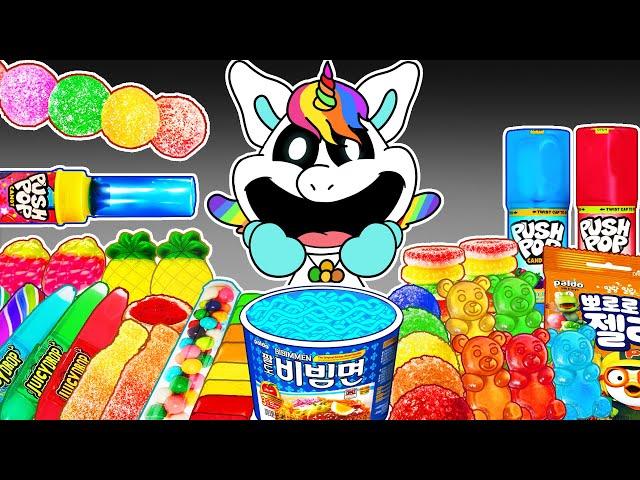 Best of Rainbow Dessert Foods Mukbang with CraftyCorn | POPPY PLAYTIME CHAPTER 3 Animation | ASMR