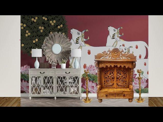 Top Latest wooden temple designs | wooden Pooja mandir designs | home temple #diwalispecial #diwali