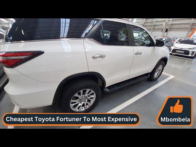 Cheapest Toyota Fortuner to most Expensive | Price & Mileage