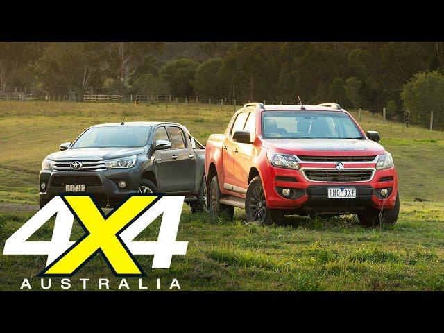 2017 Holden Colorado vs Toyota Hilux | Road test | 4X4 Australia