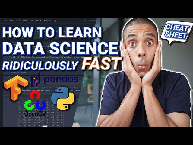 How to Learn DATA SCIENCE Ridiculously FAST