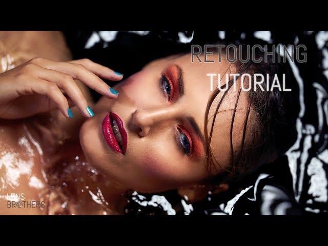 Retouching tutorial - portrait retouching with Frequency Separation