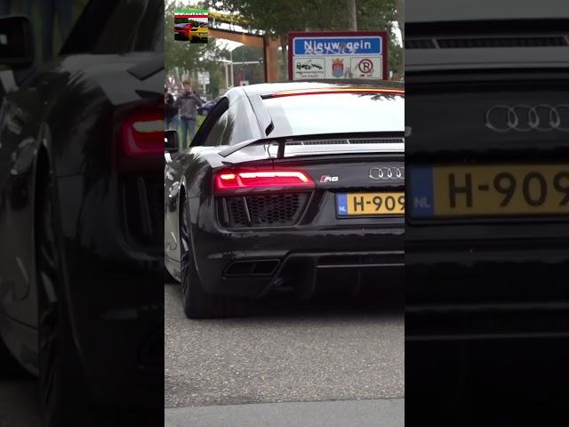 Audi R8 V10 Plus Crazy Launch Control! 