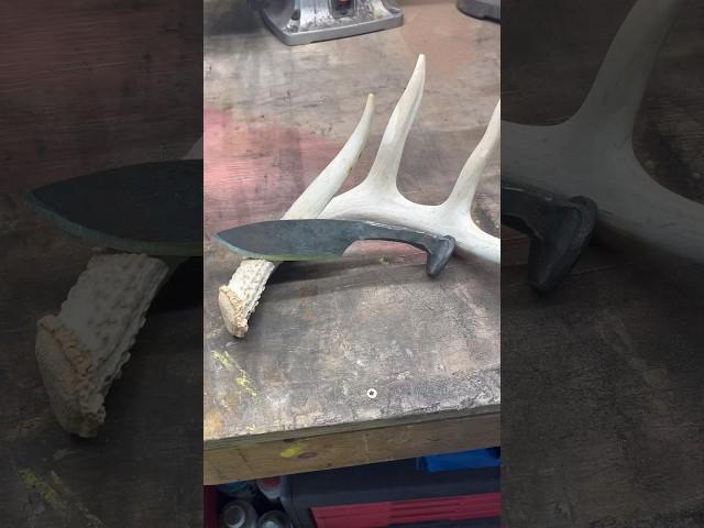How to forge a super simple railroad spike knife #knife #knives #knifemaking #forging #forged #diy