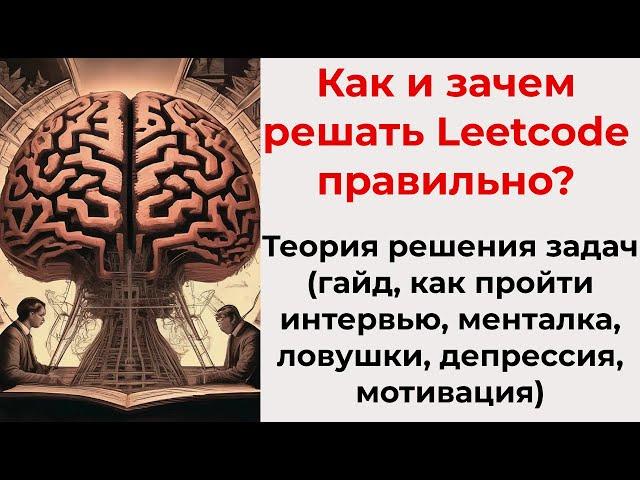 Как решать задачи на Leetcode(+полный гайд, работа, мотивация, депрессия, менталка, problem solving)