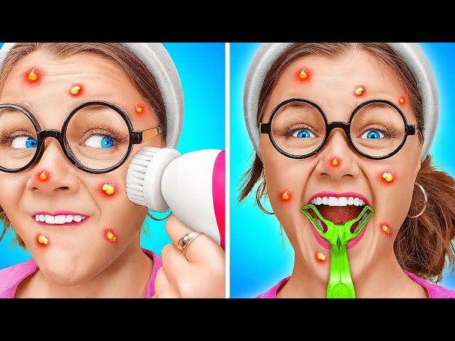 EXTREME MAKEOVER CHALLENGE || Lustige DIY-Crafts Makeup-Hacks! Schönheitsgadgets von 123 GO! TRENDS