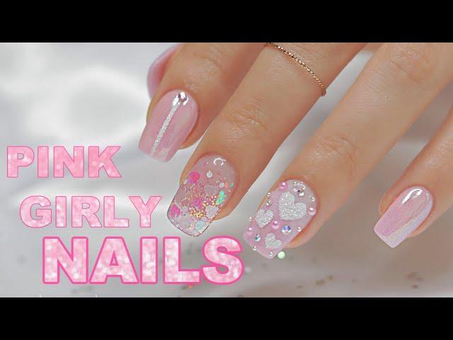 How To: Beautiful Pink Nails STEP BY STEP