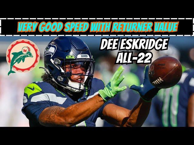 Film Breakdown: D'Wayne Eskridge Brings Explosiveness to the Miami Dolphins Practice Squad